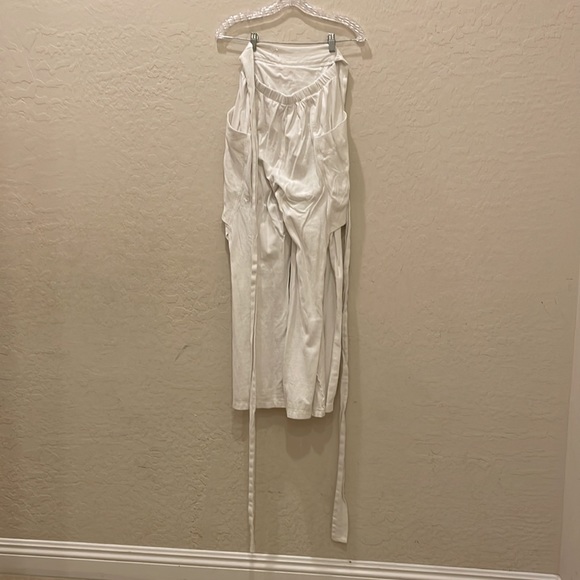 Free People Beach White Wide Leg Fly High Emily Pant - Picture 3 of 3